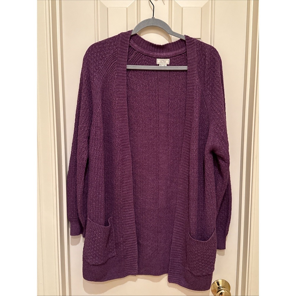 Fat Face Women's Hannah Purple Edge to Edge Cardigan‎ Sweater US 10 M